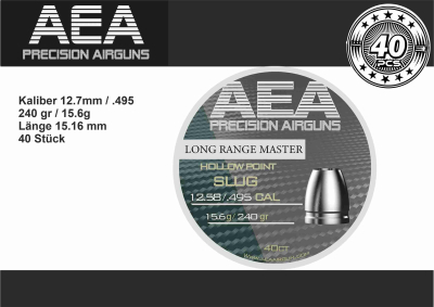AEA Megalodon Slugs Geschosse 12.58mm .495 Cal 240gr 15.6g 40pcs